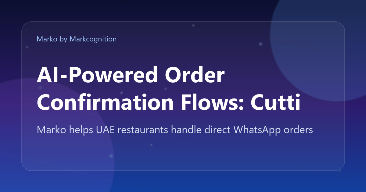 AI-Powered Order Confirmation Flows: Cutting Errors Before Kitchen Tickets