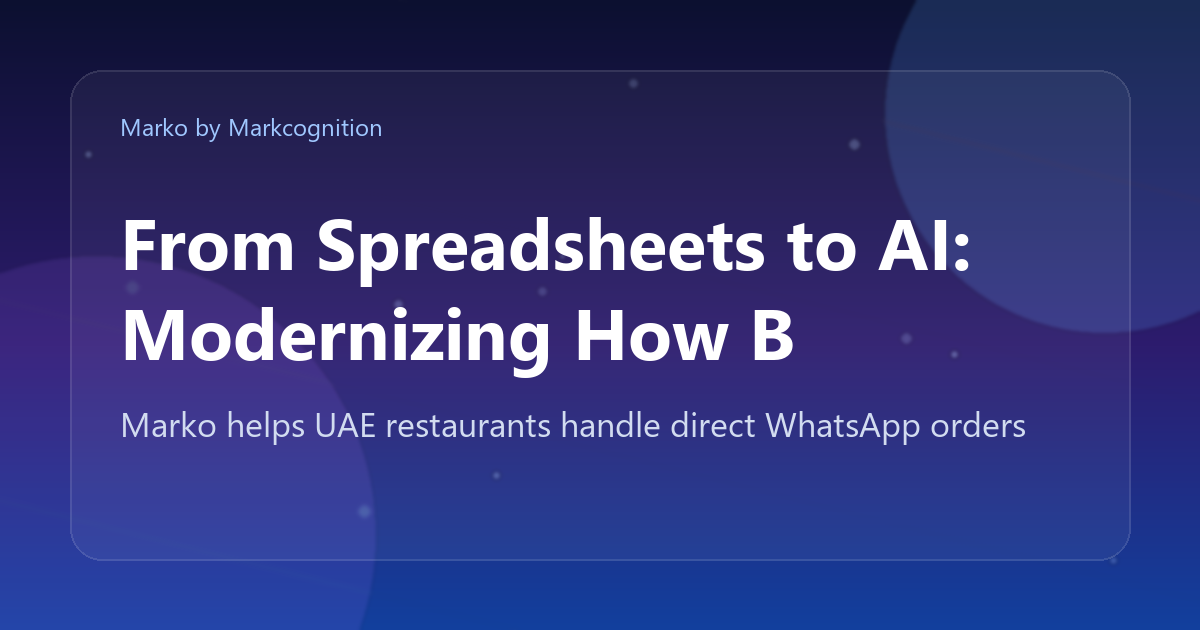 From Spreadsheets to AI: Modernizing How Butcheries Take WhatsApp Orders